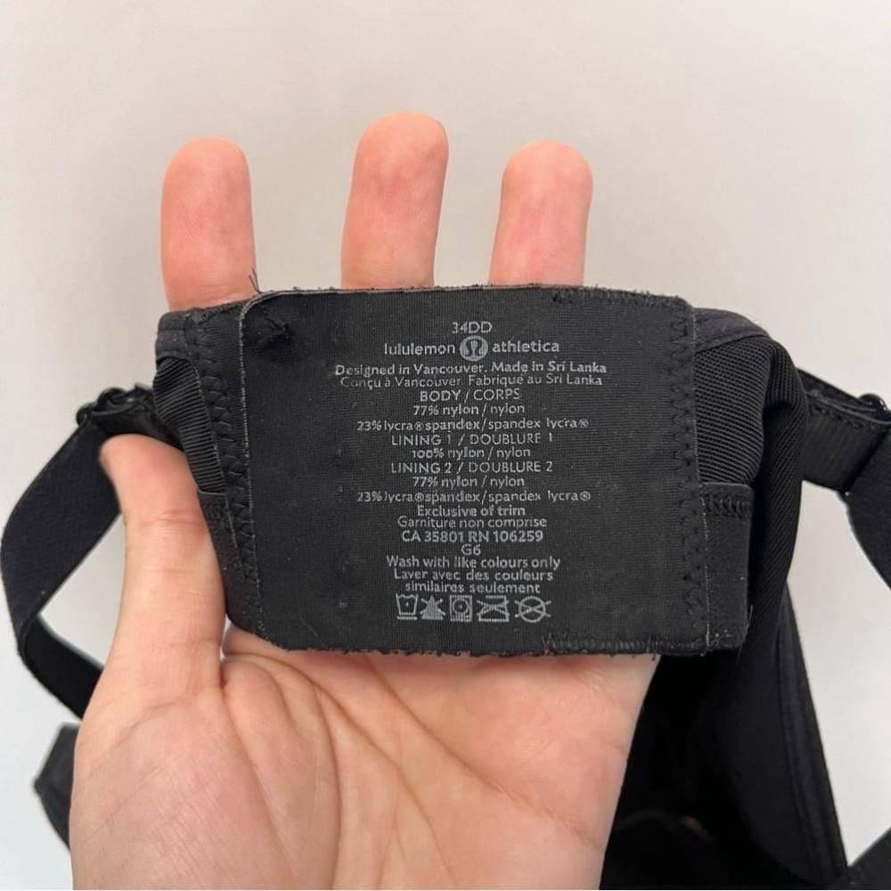 Lululemon Ta Ta Tamer II Women’s 34DD Black - Picture 6 of 6